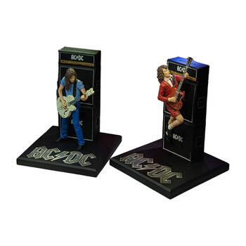 2pc  AC/DC Angus & Malcolm Young Rock Iconz 1:9 Statue