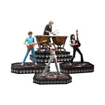 Set of 4  Queen - Rock Iconz Statue Collectible Action Figure