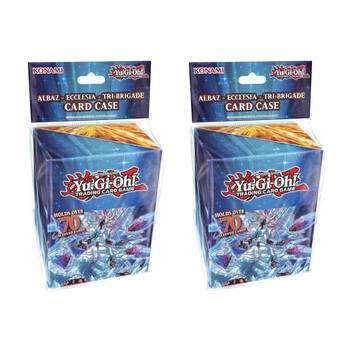 2PK  Yu-Gi-Oh Albaz Ecclesia Tri-Brigade TCG/CCG Card Box Case