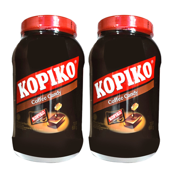 2x Kopiko 600g Coffee Candy Jar - Classic