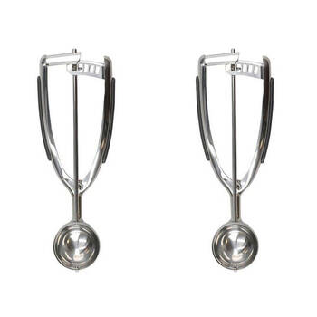 2PK KitchenAid Universal Ice Cream/Dessert Scooper Utensil Stainless Steel