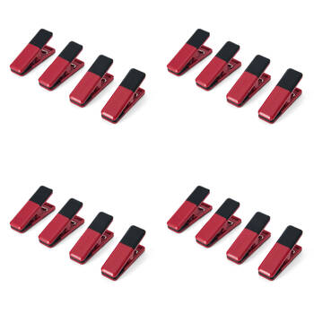 4x 4pc KitchenAid Kitchen Clips Pantry Accessory Seal Food Bags Empire Red