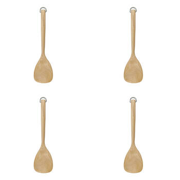 4PK KitchenAid Birchwood Short Turner Wooden Cooking/Kitchen Utensil w/Hanging Loop