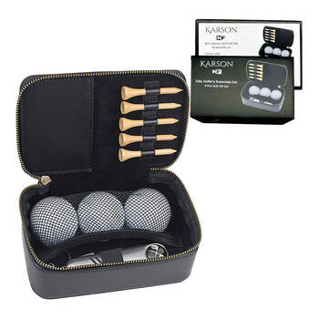 9pc NF Living Karson Golf Gift Set 15x10 Complete Accessory Stainless Steel