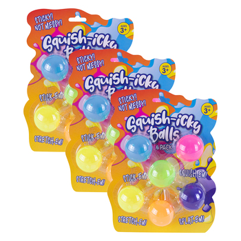 18PK Living Today Squish-Icky Balls Kid's/Children's Ball Toy 3y+