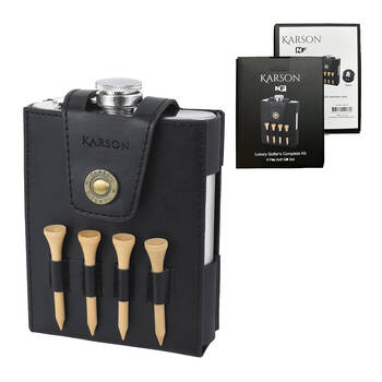 6pc NF Living Karson Golf Gift Set 13x10 Complete Accessory Stainless Steel