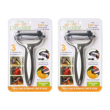 2PK The Amazing Vegetable Fruit Peeler Kitchen Utensil