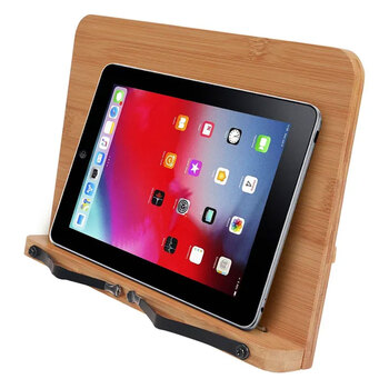 Bamboo Adjustable Reading & Tablet Stand