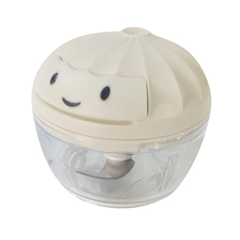Cook Easy Pull-String Stainless Steel Chopper - Cream
