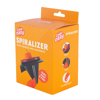 Cook Easy Vegetable Pasta Cutter Spiralizer - Black