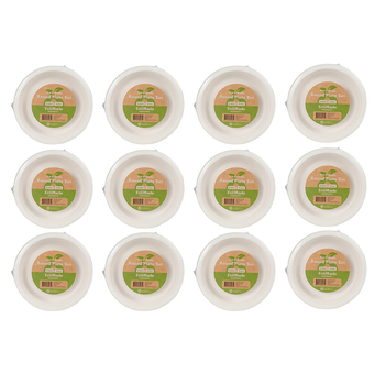 24x 8pc Ecomade Round Plate Durable Reusable Tableware 17.5cm
