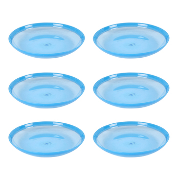 6PK Urban Kitchen Small Plate Two-Tone Blue 20cm Functional 20cm