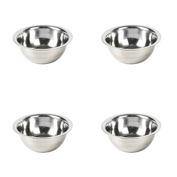 4PK Urban Kitchen Stainless Steel Mixing Bowl Quality 3000ml 28cm