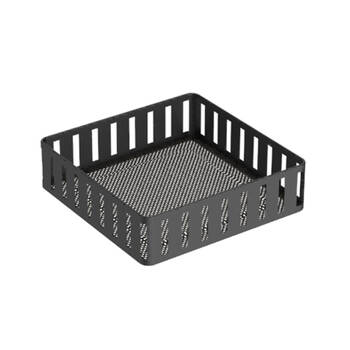 Hudson Wireware Range Napkin Holder Rust Resistant 18x18cm Black