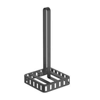 Hudson Wireware Range Mesh Paper Roll Stand Holder 29cm Black