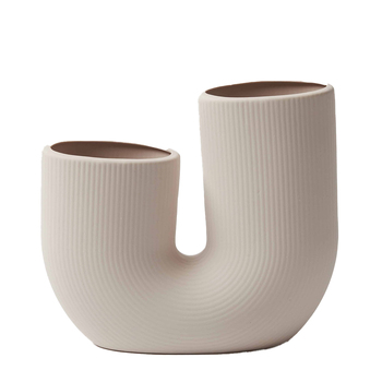 Pilbeam Living Malmo Matte Finish Porcelain Vase Blush