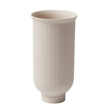 Pilbeam Living Finn Matte Finish Porcelain Vase Large White