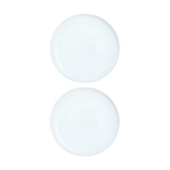 2PK Luminarc Diwali Pizza/Serving Platter 32cm Serveware Opal Glass White