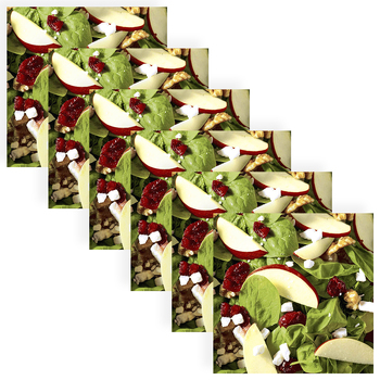 120pc Paper+Design Luncheon 3-Ply Napkin 33x33cm - Fresh Salad