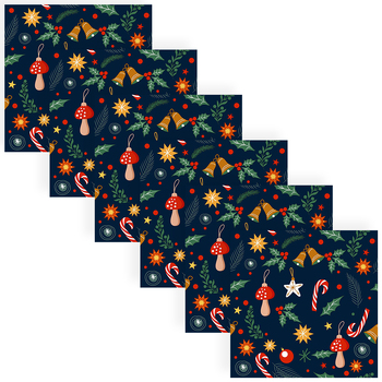 120pc Paper+Design Luncheon 3-Ply Napkin 33x33cm - Tree Decoration