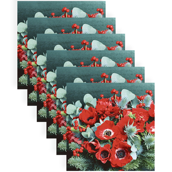 120pc Paper+Design Luncheon 3-Ply Napkin 33x33cm - Poppy Anemone