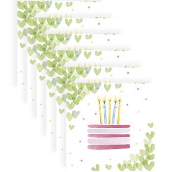 120pc Paper+Design Luncheon 3-Ply Napkin 33x33cm - Hearts