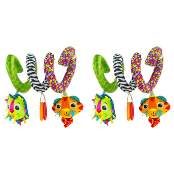 2PK Lamaze Activity Spiral Stroller Toy Baby/Infant 0m+