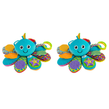 2PK Lamaze 22x21cm Octivity Time Activity Plush Toy Baby/Toddler 6m+