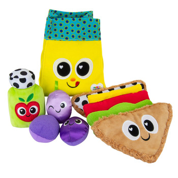 6pc Lamaze Healthy Lunch Bag Buddies Soft Toy Set 12M+