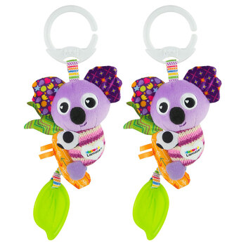 2PK Lamaze Walla Walla Koala Mini Clip & Go Plush Toy 0M+