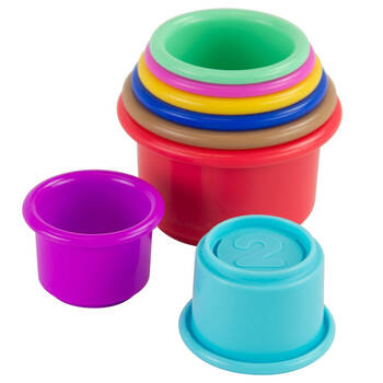 8pc Lamaze Pile & Play Cups