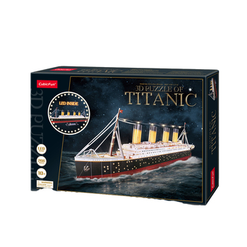 266pc CubicFun LED Titanic 3D Puzzle Kids Toy 10y+
