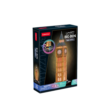 32pc CubicFun Big Ben Night Edition 3D Puzzle Kids Toy 3y+
