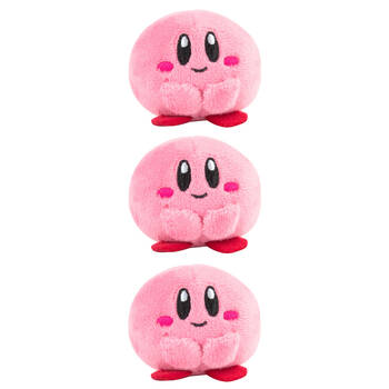 3PK Kirby Plush-Cuties Blind Capsules Collectable Plush Toy 5y+ Assorted