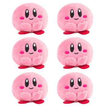 6PK Kirby Plush-Cuties Blind Capsules Collectable Plush Toy 5y+ Assorted