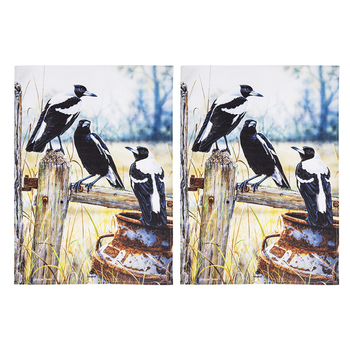 2PK Ashdene A Country Life Country Lifestyle 70x50cm Kitchen Towel Cotton Cloth