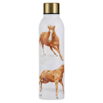 Ashdene Horses By Charlotte Chestnut Drink Bottle Water Flask 6.8x24.5cm