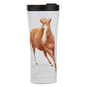 Ashdene Horses By Charlotte Chestnut Travel Mug Water Flask 9.2x20cm