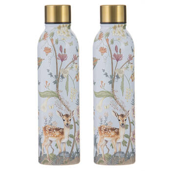 2x Ashdene Enchanted Forest Drink Bottle Water Flask Tumbler 6.8x24.5cm