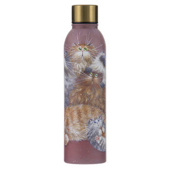 Ashdene Kim's Cats Friends Family Drink Bottle Water Flask 6.8x24.5cm