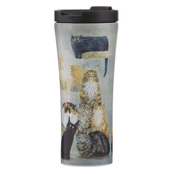 Ashdene Kim's Cats Claws Travel Mug Coffee Water Flask Tumbler 9.2x20cm