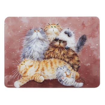 Ashdene Kim's Cats Friends Family Kitchen Mat Surface Protector 30x40cm
