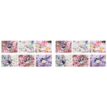 2x 6pc Ashdene Pretty Little Wren Kitchen Dining Table Placemat 29x21.5cm