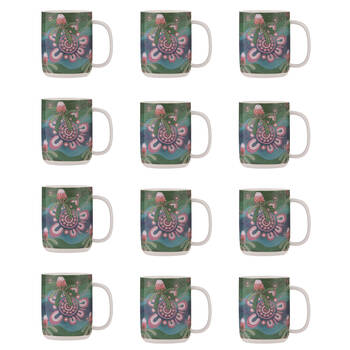 12PK Ashdene Spirit Land Beauty In Country Kitchen New Bone China Drinking Mug 400ml