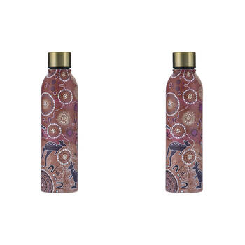 2PK Ashdene Spirit Land Hunting At Sunset Stainless Steel Drink Bottle Tumbler 500ml