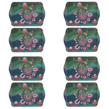 4x 2pc Ashdene Spirit Land Beauty In Country Scatter Tray Organiser 21x14.2cm