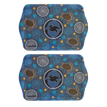 2pc Ashdene Spirit Land Harmony In The Waters Scatter Tray Organiser 21x14.2cm