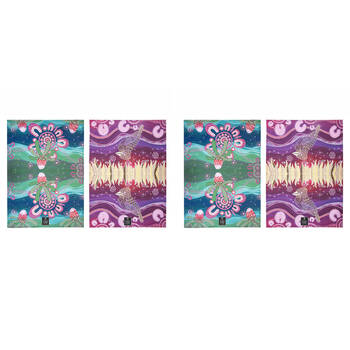 2x 2pc Ashdene Spirit Land Beauty Kooka Cleaning Kitchen Towel Dishcloth 70x50cm