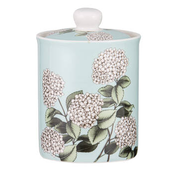 Ashdene Secret Garden Kitchen Container New Bone China Canister 640ml Mint