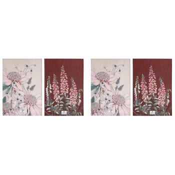 2x 2pc Ashdene Secret Garden Cleaning Kitchen Towel Dishcloth 70x50cm Pink